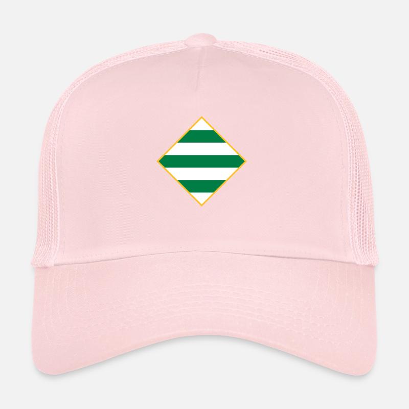 Vert et blanc Casquette trucker 