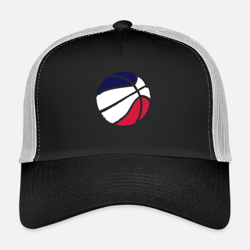 Basketball Frankreich - Trucker Cap - Schwarz/Steingrau