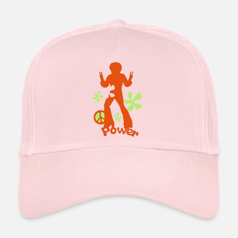 annee 70 years11 seventies disco peace Casquette trucker 