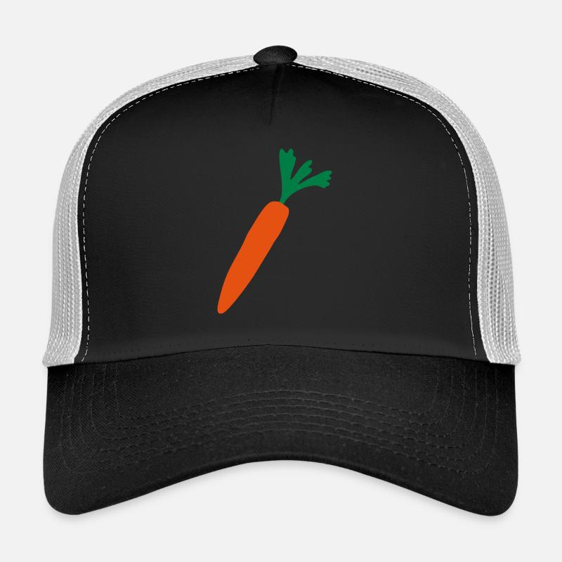 Karotte - Trucker Cap - Schwarz/Steingrau