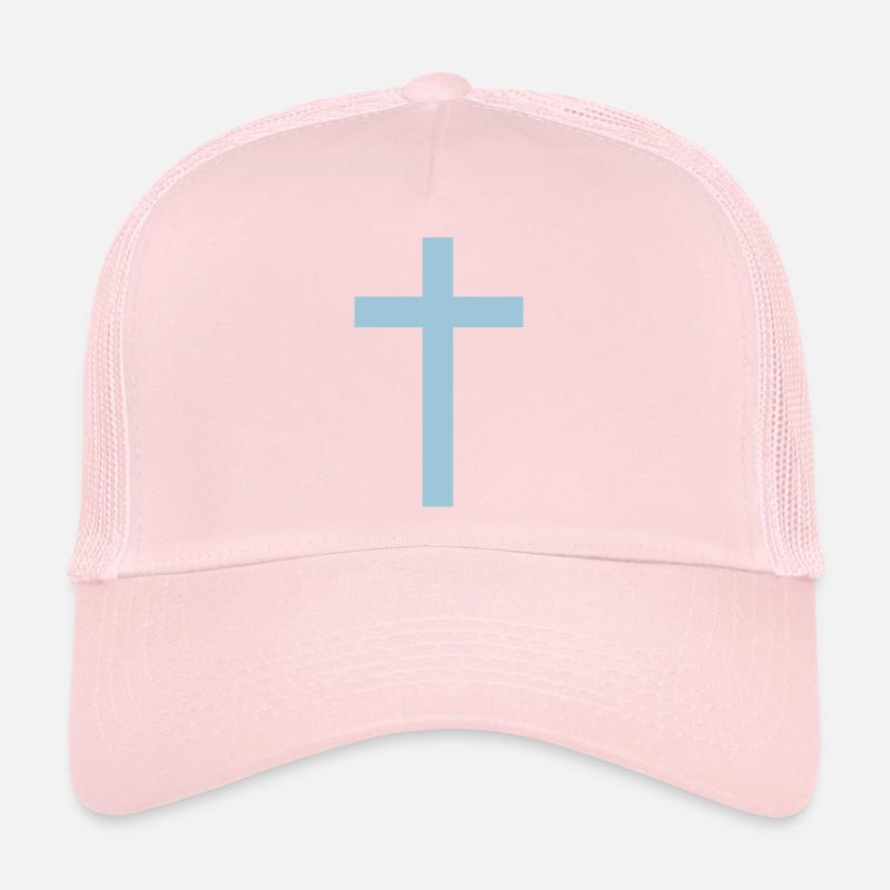 Simple Cross Trucker Cap