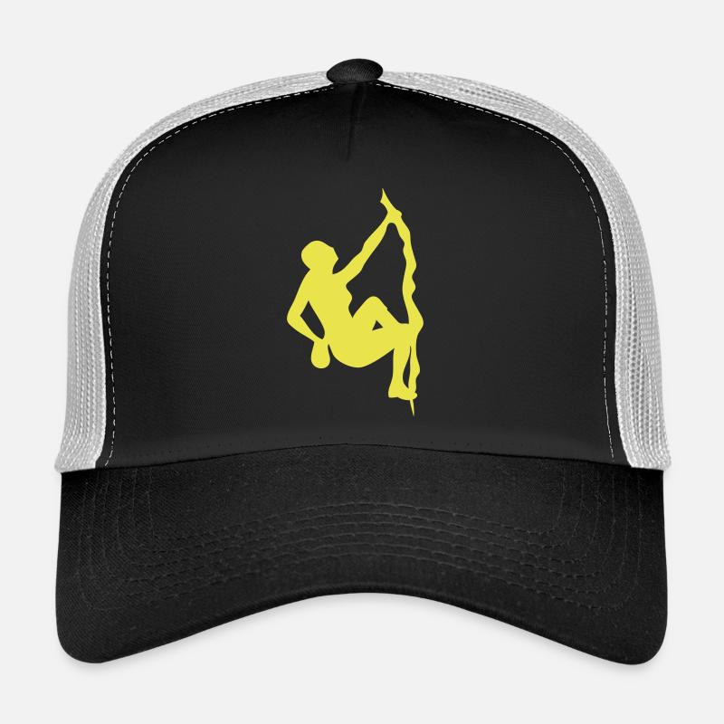 sport escalade - Casquette trucker  - noir/gris pierre