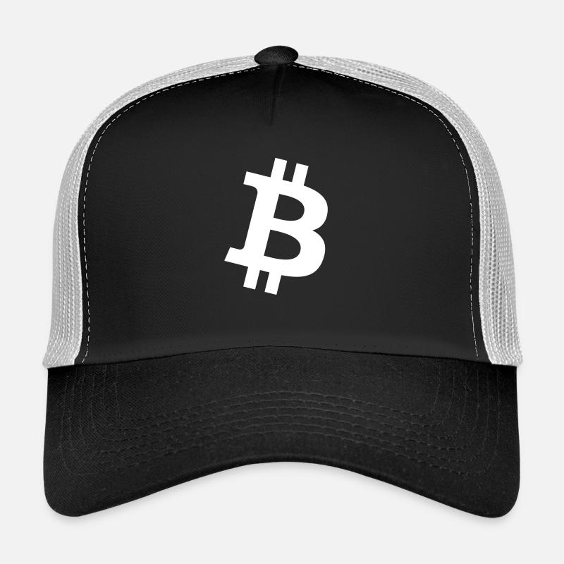 Bitcoin Cappy - Trucker Cap - Schwarz/Steingrau