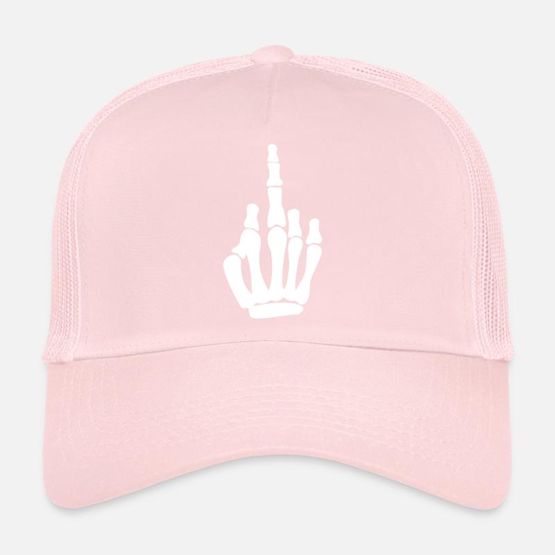 Doigt middle Casquette trucker 