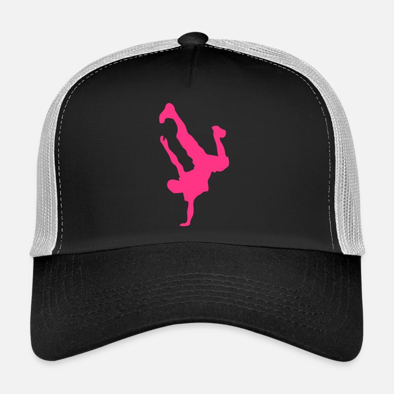 Break Dance Hip-Hop-danseur8 - Trucker Cap - Schwarz/Steingrau