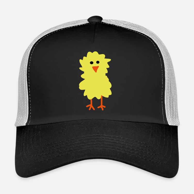 Poussin - Casquette trucker  - noir/gris pierre