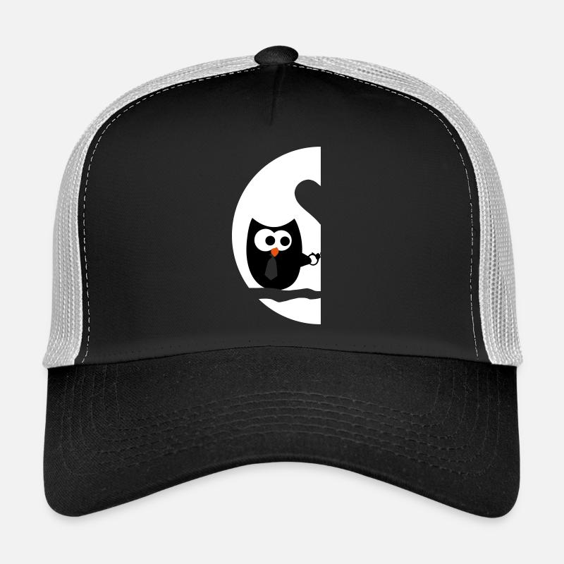 Owls right - Valentine'S Day - Trucker Cap - black/stone grey