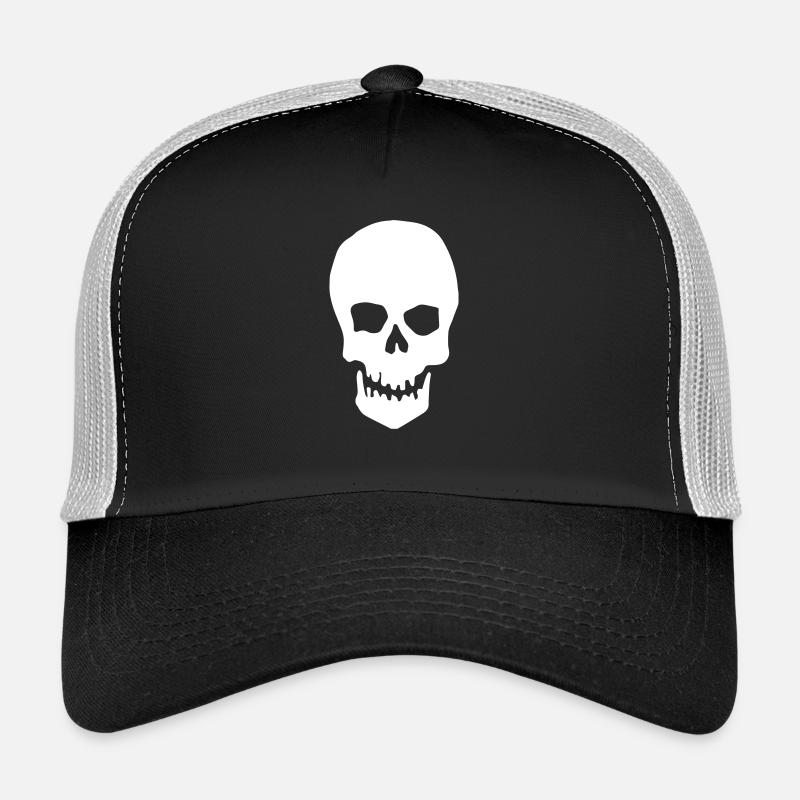 Skull - Casquette trucker  - noir/gris pierre