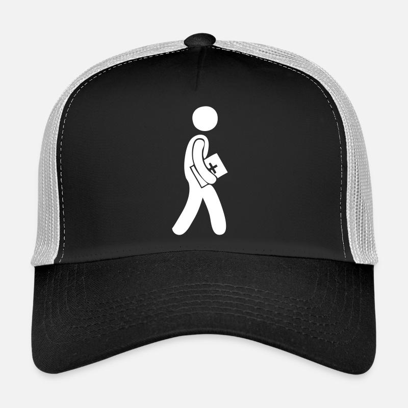 Christentum Collection - Trucker Cap - Schwarz/Steingrau