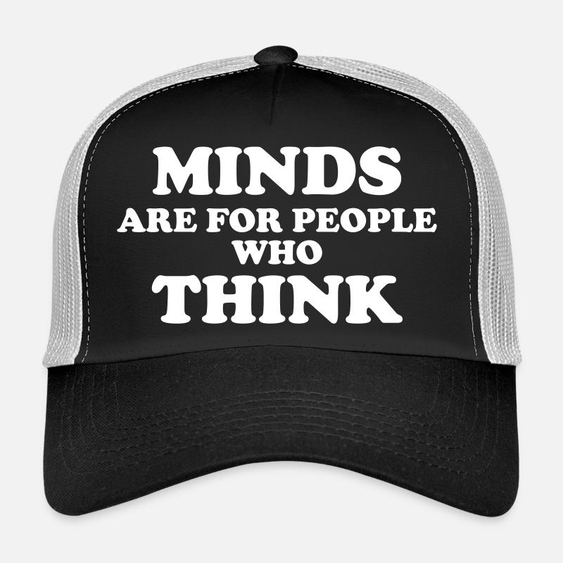 HM Murdock – Minds Are for People Who Think - Trucker Cap - black/stone grey