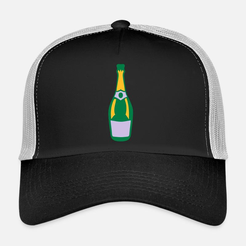 alkohol flasche trinken Casquette trucker 