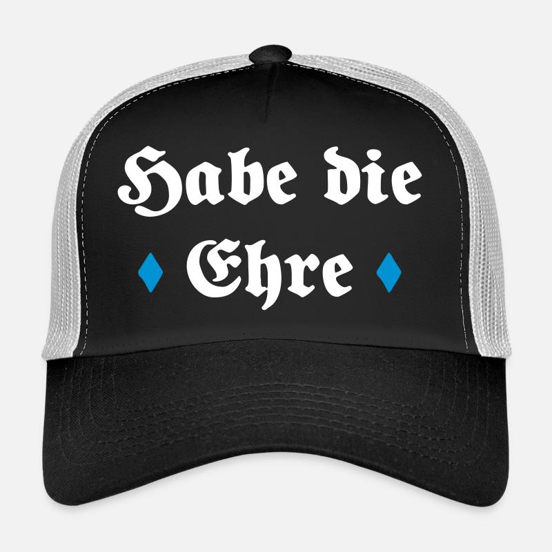 Have the honor Bavarian saying gift - Trucker Cap - black/stone grey