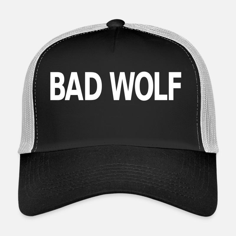 Bad Wolf - Casquette trucker  - noir/gris pierre