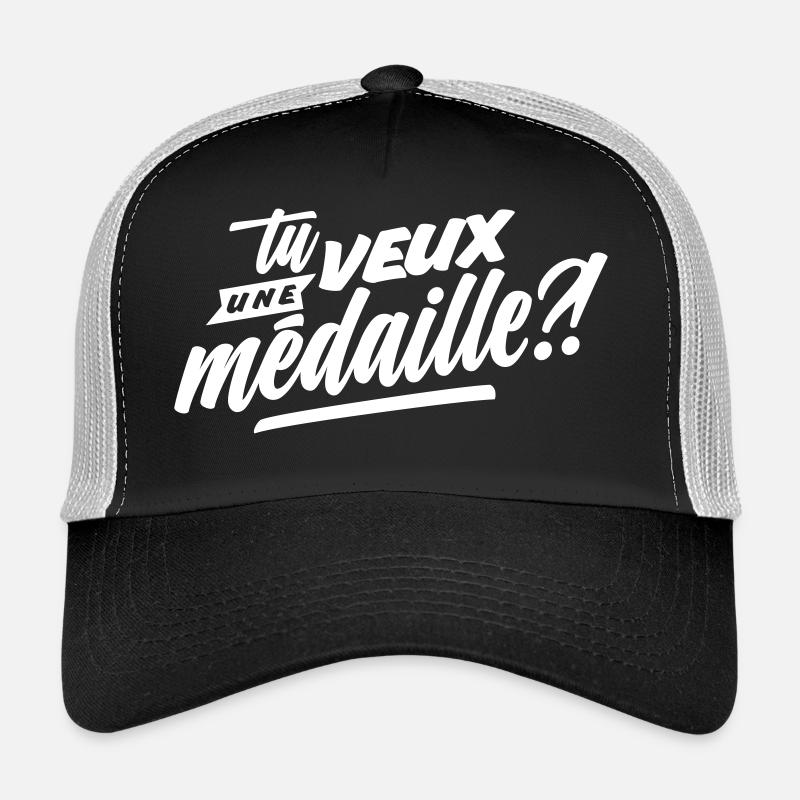 Tu veux une médaille?! Casquette trucker 
