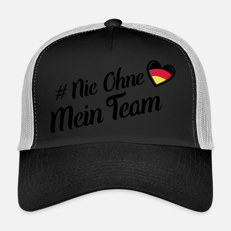 nie ohne team deutschland herz Trucker Cap