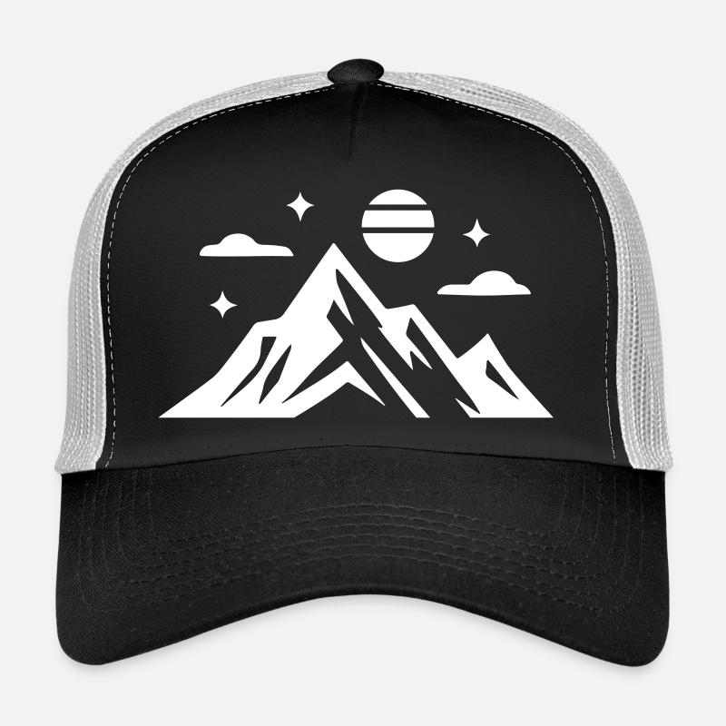Icône des montagnes Casquette trucker 