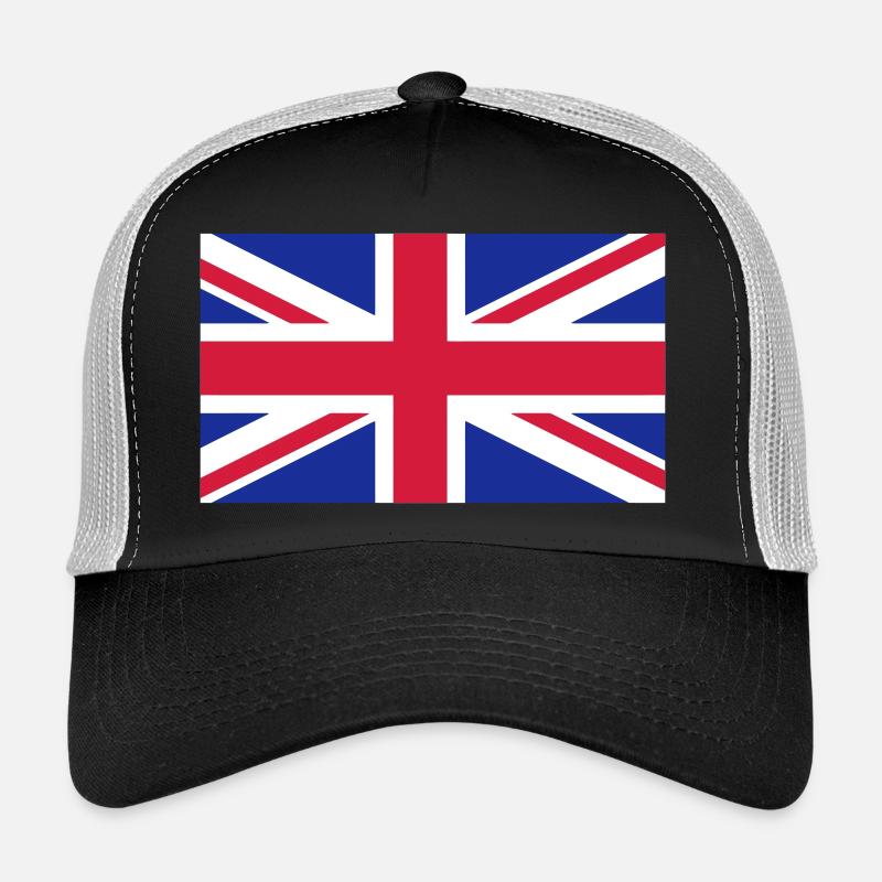 UK - Trucker Cap - black/stone grey