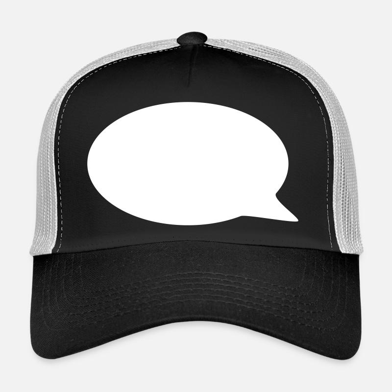 Sprechblase // Comic // Spruch machen // Aussage Trucker Cap