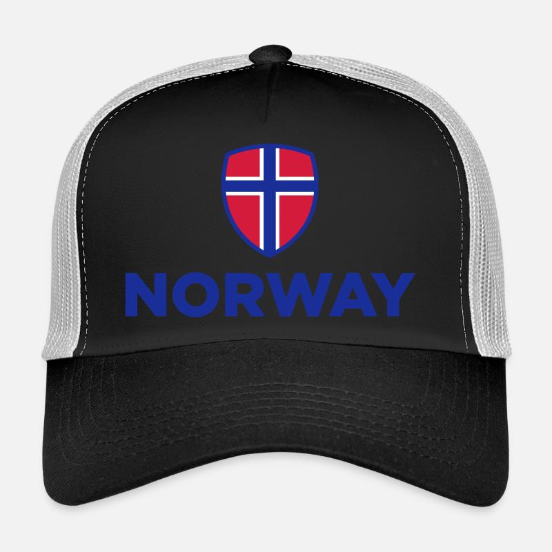 Drapeau national de Norvège Casquette trucker 