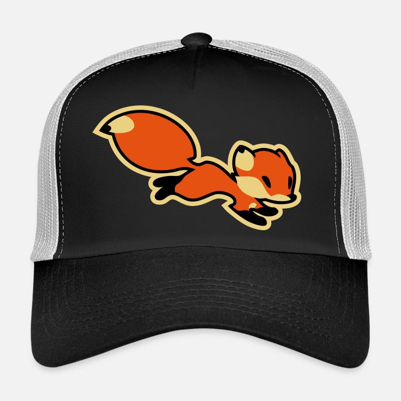 Fox - Trucker Cap - Schwarz/Steingrau