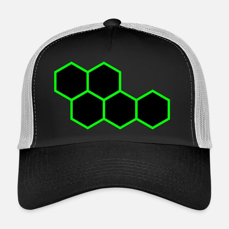 Hexagons Trucker Cap