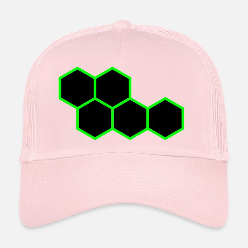 Hexagones Casquette trucker 