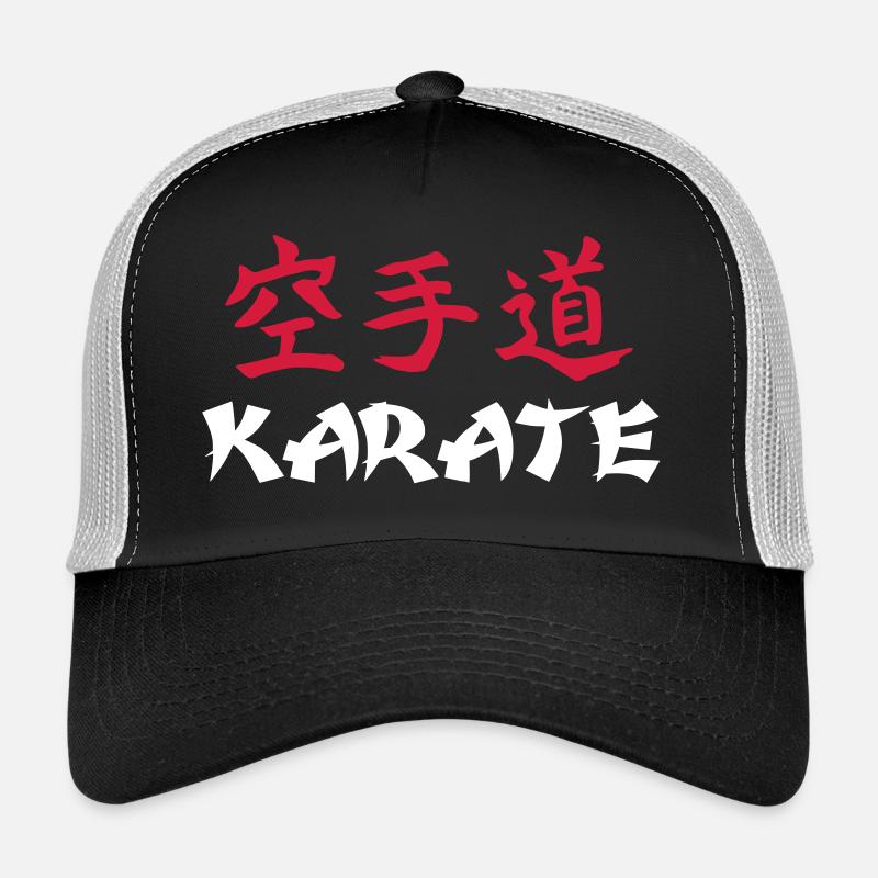 Karate - Trucker Cap - Schwarz/Steingrau