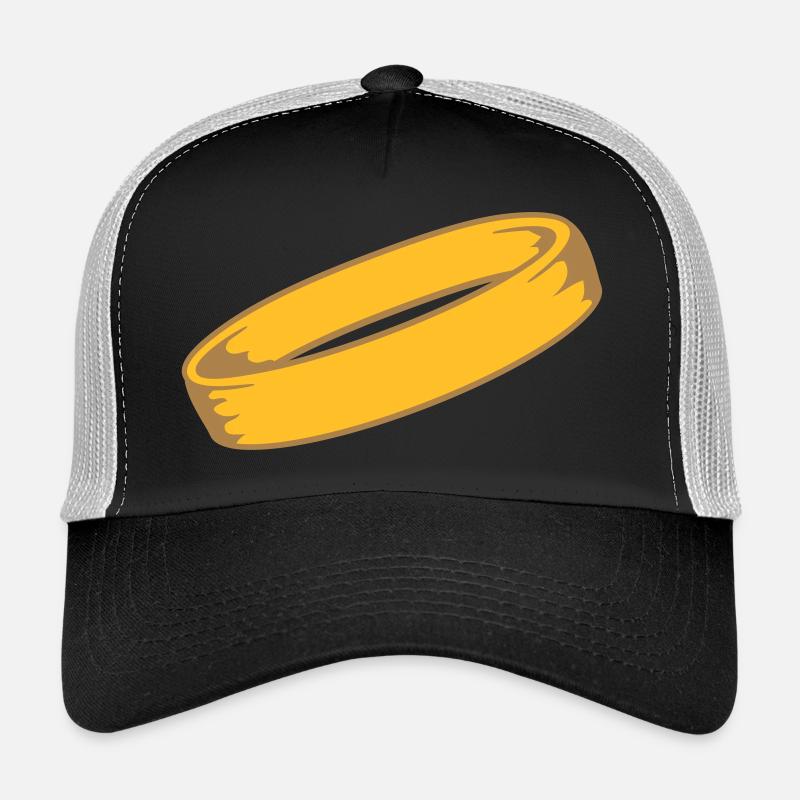 hochzeit cool rund kreis heiraten ring schmuck jun Trucker Cap