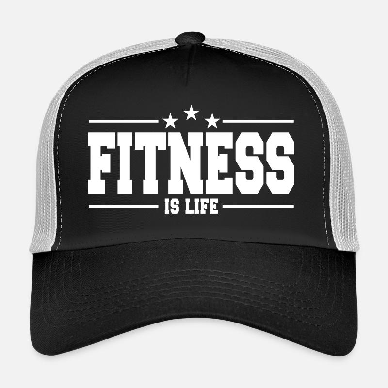 fitness is life 1 Casquette trucker 