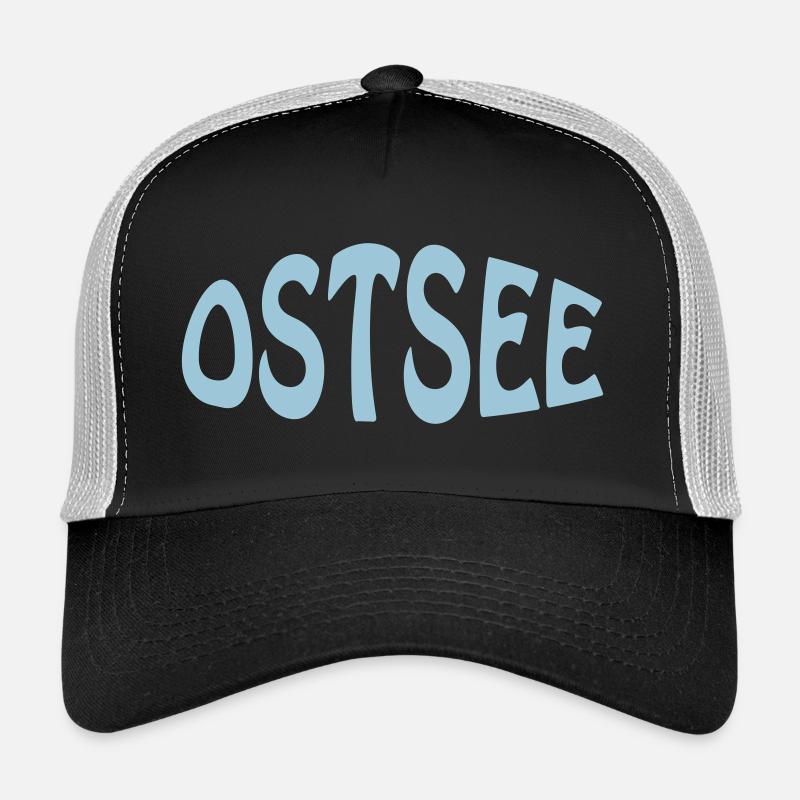 OSTSEE - Trucker Cap - Schwarz/Steingrau