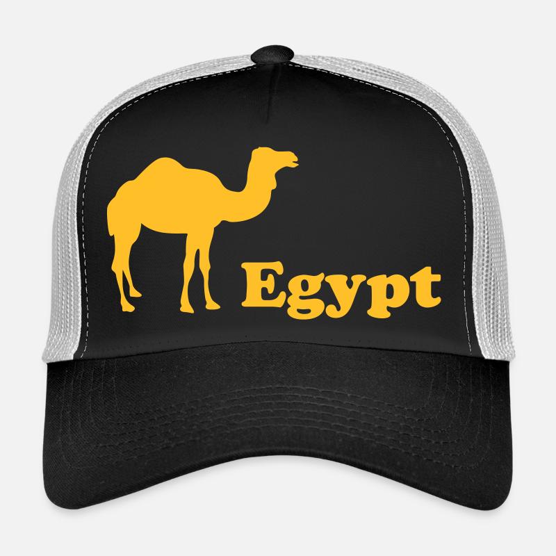 Egypt Egypte - Casquette trucker  - noir/gris pierre