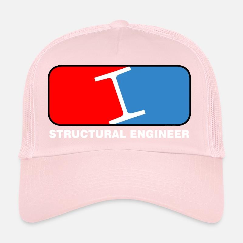 Structural Engineer League White Text Casquette trucker 