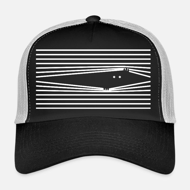 Beobachtet - Trucker Cap - Schwarz/Steingrau