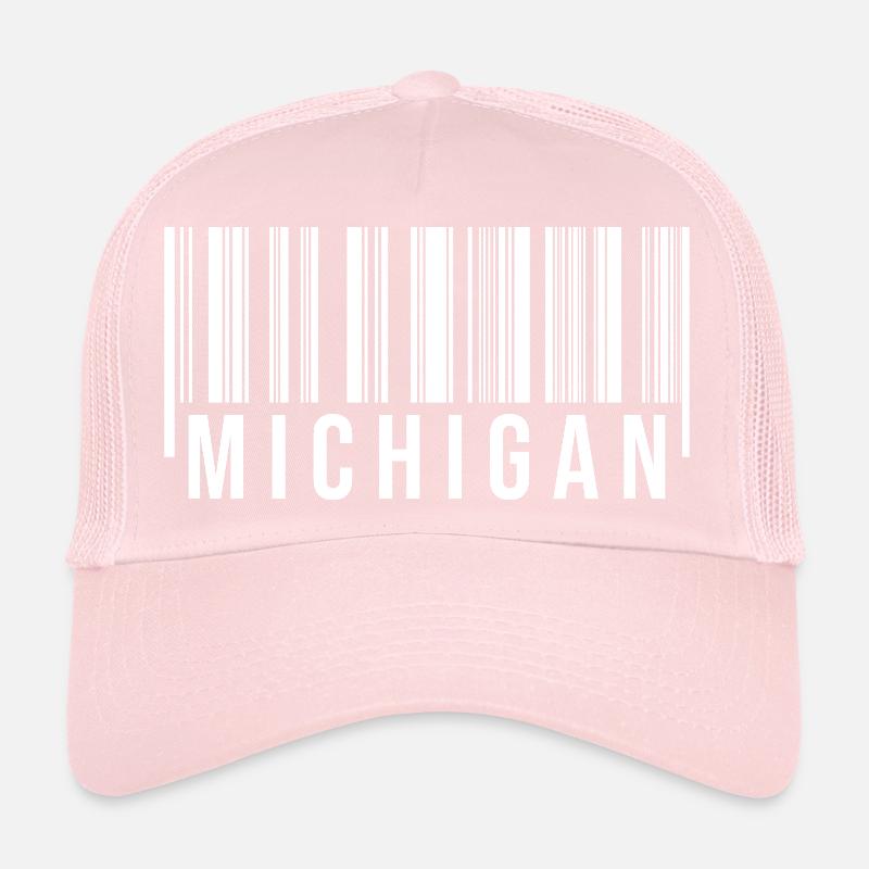 Code à barres du Michigan Casquette trucker 