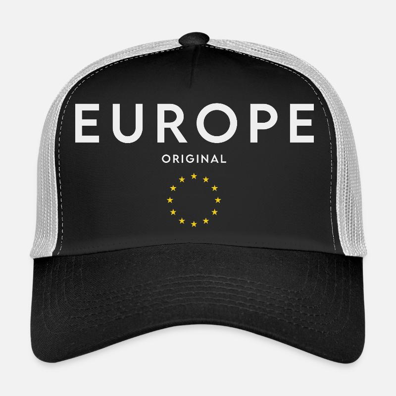 Drapeau de l’Europe, fierté européenne Casquette trucker 