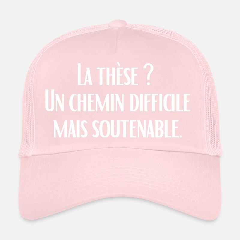 The thesis?  A difficult but sustainable path. Trucker Cap