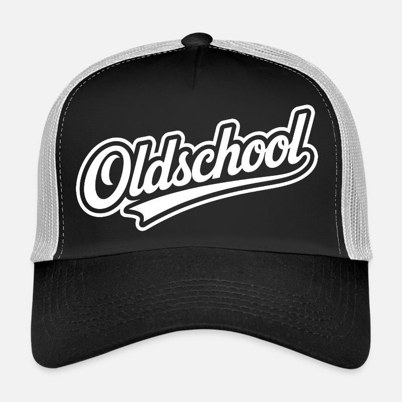 Oldschool Retro Typography Design Trucker Cap