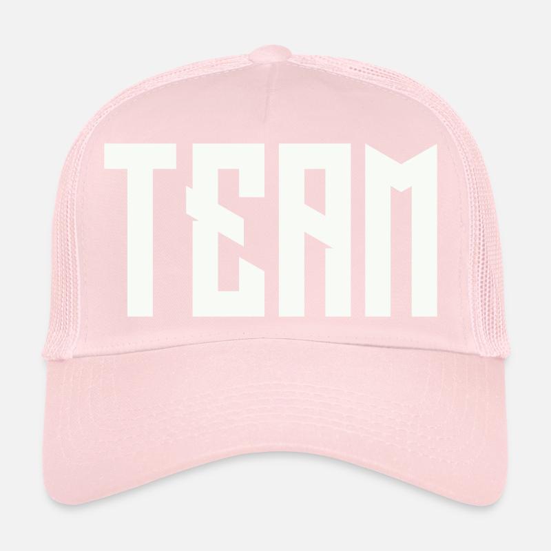 TEAM Lettres majuscules Casquette trucker 