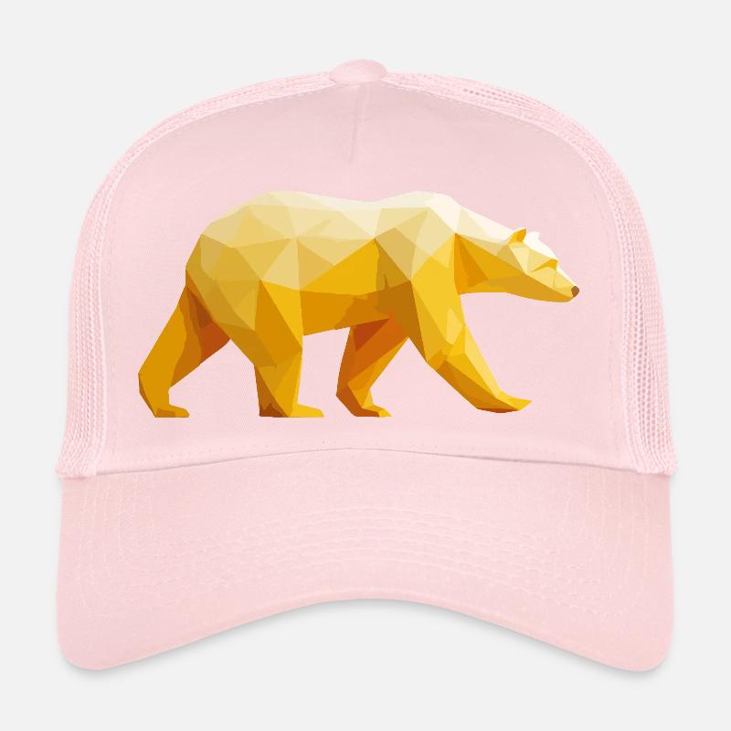 Polar Bär Polygon Eisbär Winter Trucker Cap