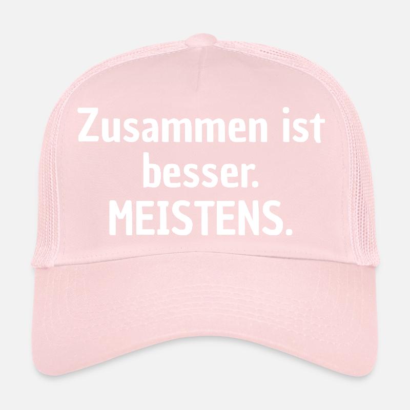 Ensemble c’est mieux la plupart du temps Chemise Casquette trucker 
