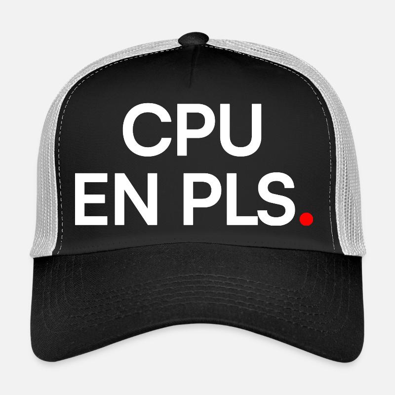 CPU-In, bitte Geek-Humor-Arbeit Trucker Cap