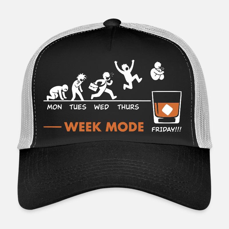 Vive le weekend-end – Humor Wisky Trucker Cap