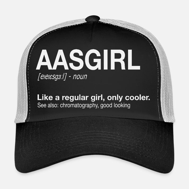 Analyse de spectrométrie d’absorption atomique AAS Girl Casquette trucker 