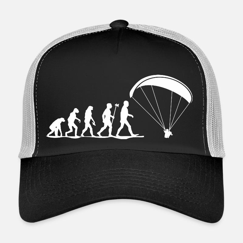 evolution paragliding - Casquette trucker  - noir/gris pierre