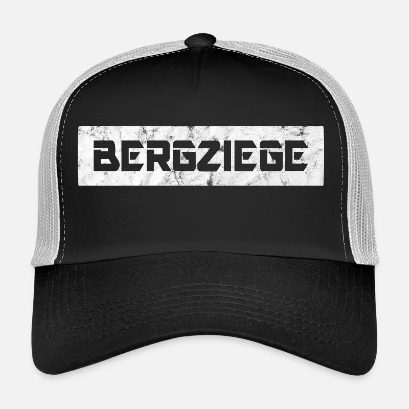 Bergziege - Trucker Cap - Schwarz/Steingrau