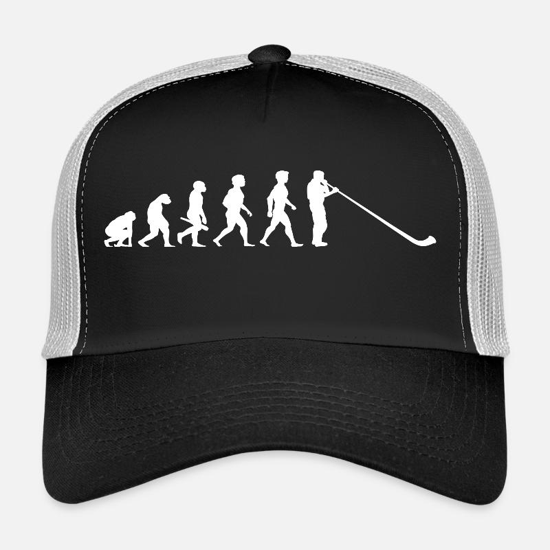 Evolution Alphorn Alpenhorn Musik - Trucker Cap - Schwarz/Steingrau