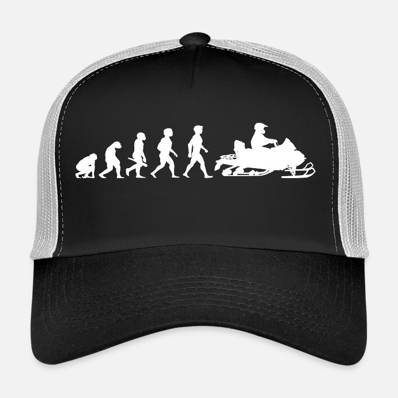 Evolution Schneemobil Motorschlitten Winter Trucker Cap