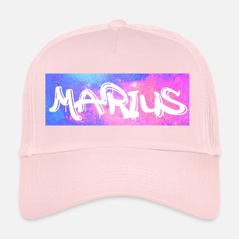 Marius Name Gift Gift Idea Galaxy Trucker Cap