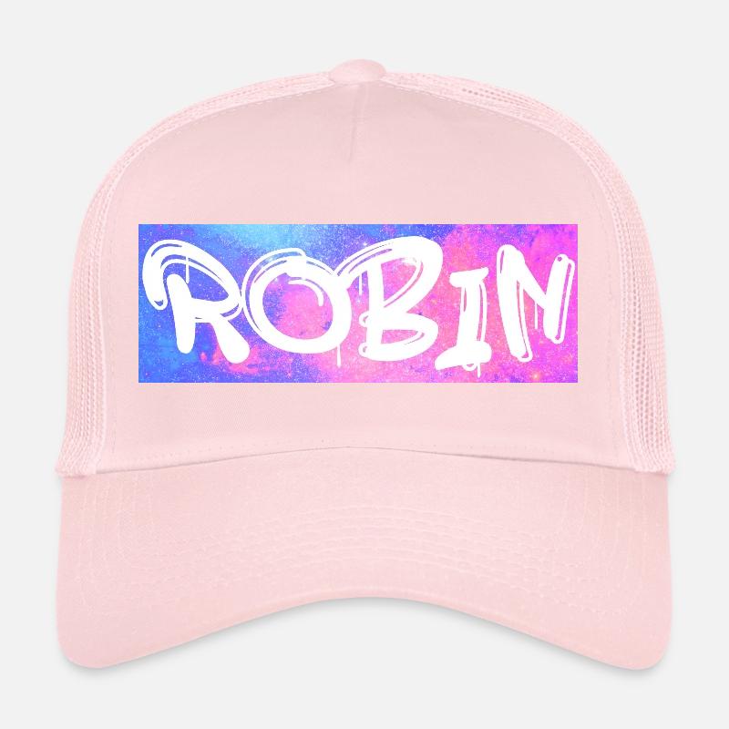 Robin Name Geschenk Geschenkidee Galaxie Trucker Cap