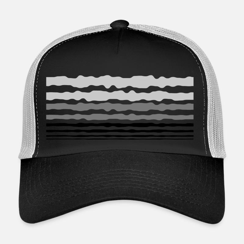 Bandes de lignes de conception Casquette trucker 
